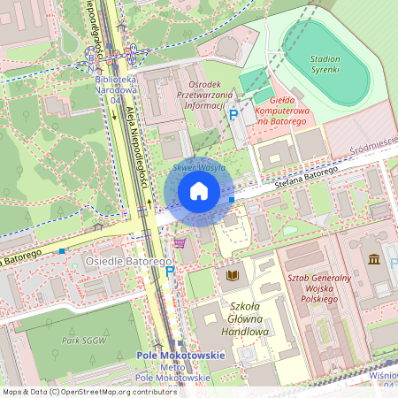 mazowieckie, Warszawa, Mokotów, Górny, Mokotów, Stefana, Batorego