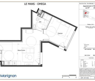 location Appartement T2 DE 43.14m² À LE MANS - Photo 1