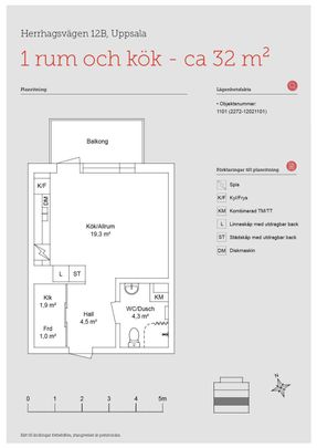 Herrhagsvägen 12B, 75267, Uppsala - Foto 1