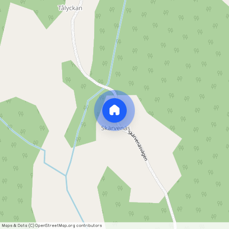 Skärvenäs, Tvärred