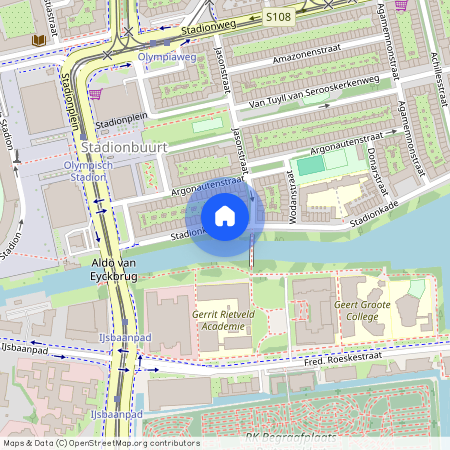 Stadionbuurt, 1076 BS, Stadionkade, Amsterdam