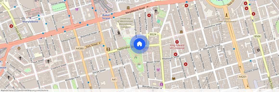 Paddington Street, Marylebone, London, W1U