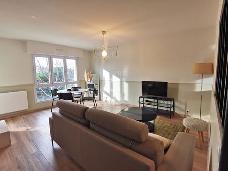 Appartement Meublé Saint Herblain 2 Pièce(s) 50.80 M2 Avec Balcon Et Place De Stationnement - Photo 2