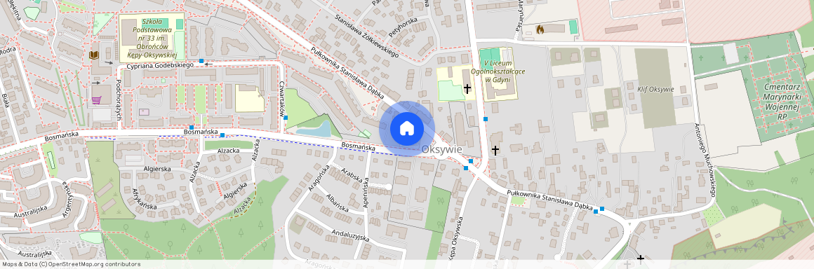 ul. Bosmańska, Oksywie, Gdynia, pomorskie