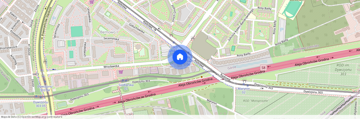 ul. Wrocławska, Bemowo-Lotnisko, Bemowo, Warszawa, mazowieckie