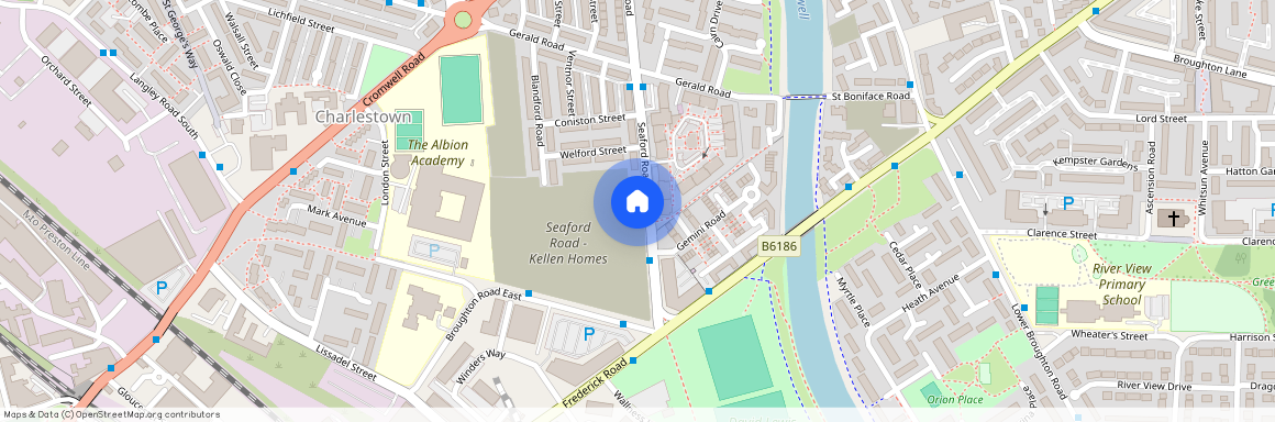 at Albion Place, Apartment 5, 61 Seaford Road M6