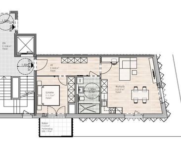 Erstbezug: 2-Zimmer Wohnung im 1. OG / Top B01 - Foto 3