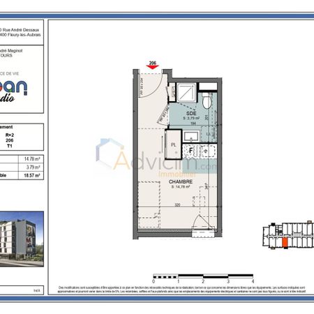 F1 neuf de 18.57 m² avec PARKING - Photo 4