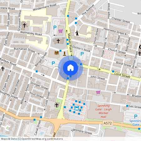 Market Street, Leigh, Greater Manchester, WN7