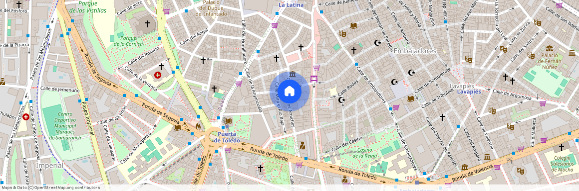 Calle de Carlos Arniches 15, 1A, 28005 MADRID, La Latina, Embajadores