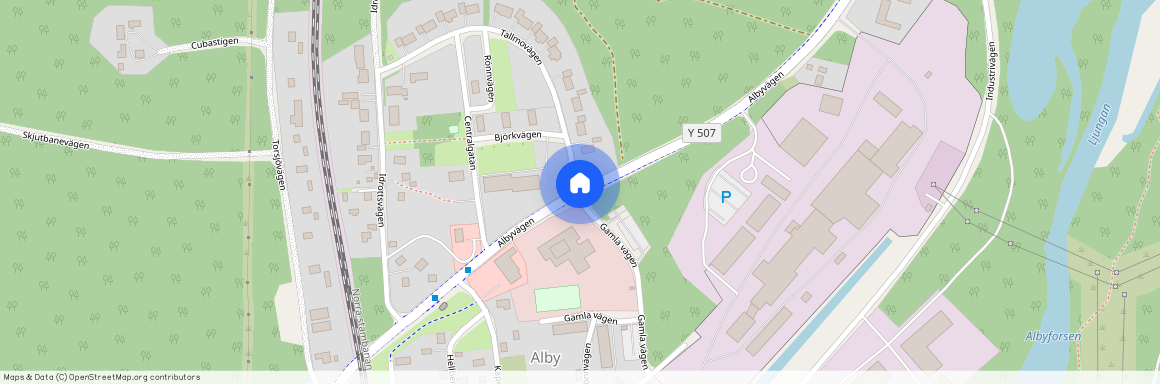 Gamla vägen, Alby
