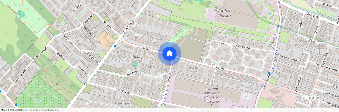 ul. Wenus, Józefosław, Piaseczno, piaseczyński, mazowieckie