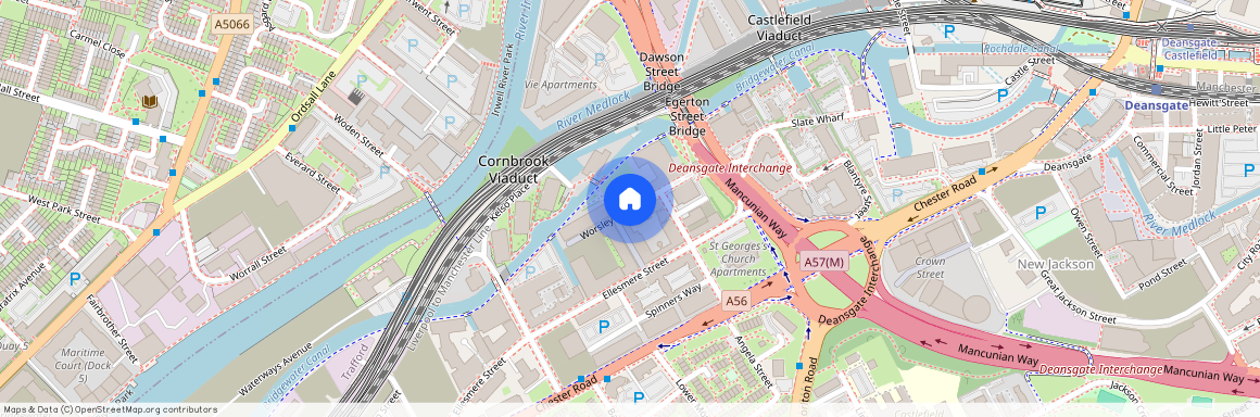 Worsley Street, Castlefield, Manchester, M15