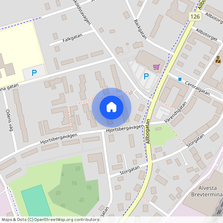 Alvesta Centrum, Kronoberg, Hjortsbergavägen 6 B