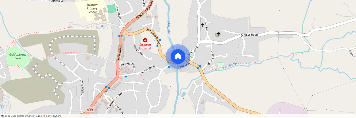 Bridge Street, Stratton, Bude, Cornwall, EX23