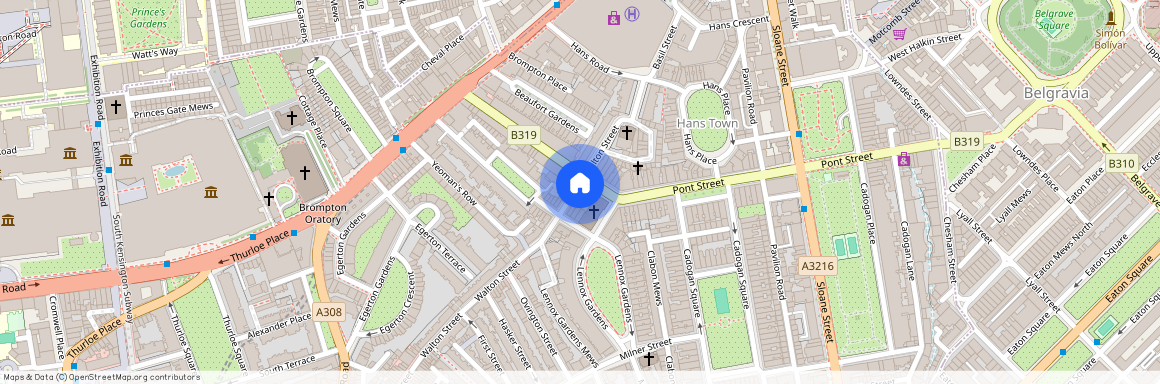 Pont Street, Knightsbridge, London, SW1X