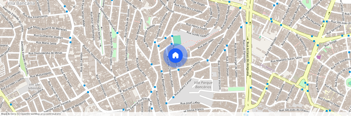 Rua Henry Fuseli, Parque dos Bancarios, Jardim Paraguacu, São Paulo