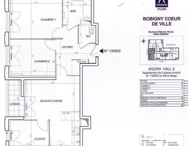 location Appartement T3 DE 65.8m² À BOBIGNY - Photo 1