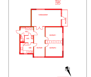 Sunnanvindsvägen 4 B - Foto 6