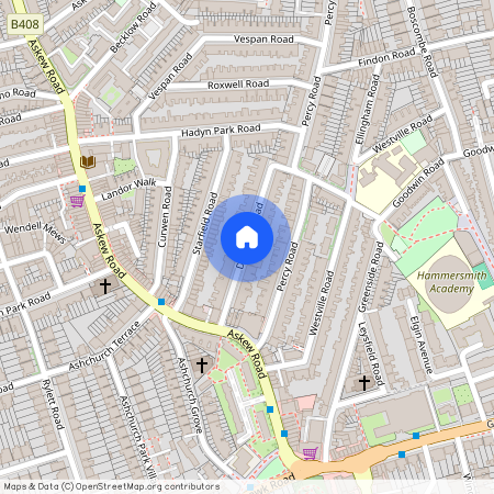 Davisville Road, Shepherds Bush, London, W12