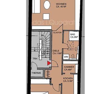 Mittendrin - Charmante Dachgeschosswohnung mit Kirchenblick!! - Photo 3