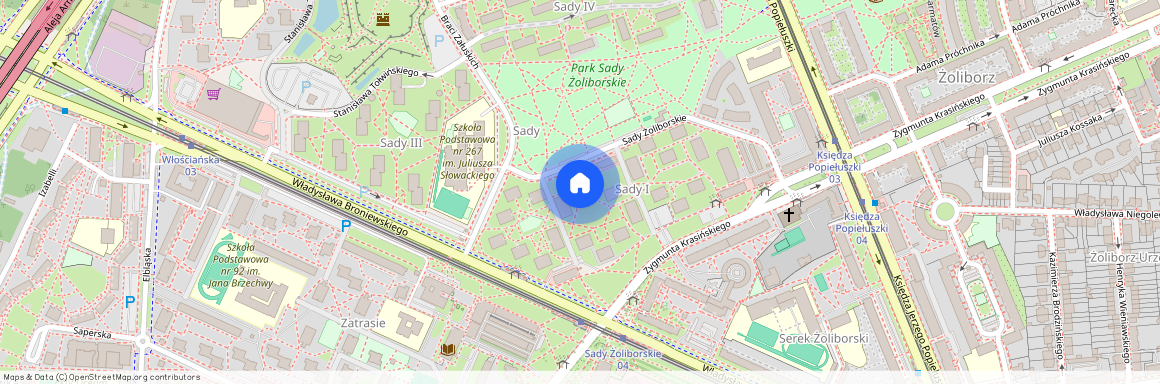ul. Sady Żoliborskie, Sady Żoliborskie, Żoliborz, Warszawa, mazowieckie
