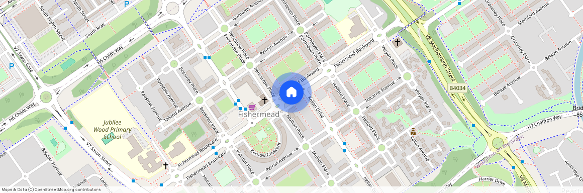 Fishermead Boulevard, Fishermead, Milton Keynes, MK6