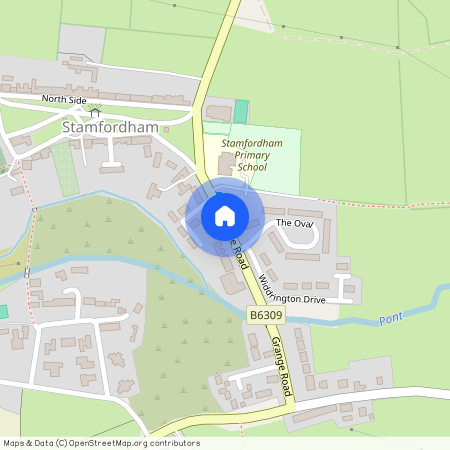Richmond Hill Courtyard, Stamfordham, Newcastle Upon Tyne, NE18