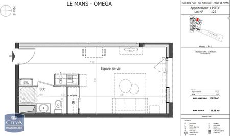 Location Appartement 1 pièce 25m² LE MANS 72000 - Photo 5