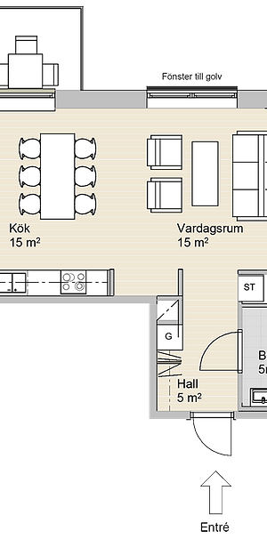 LÄGENHET D 1102 - Foto 1