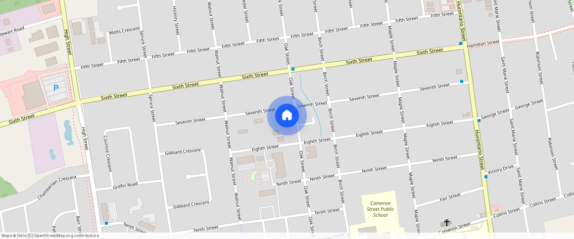 ** Oak Street, Collingwood, Collingwood, Simcoe, L9Y 2J4