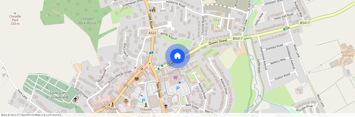 Queens Street, Cheadle, Staffordshire ST10 1BQ