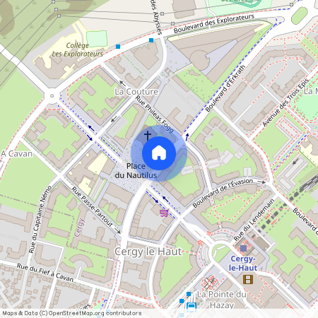 95800, Cergy