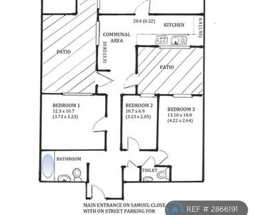 1 bedroom in a flat share to rent - Photo 3