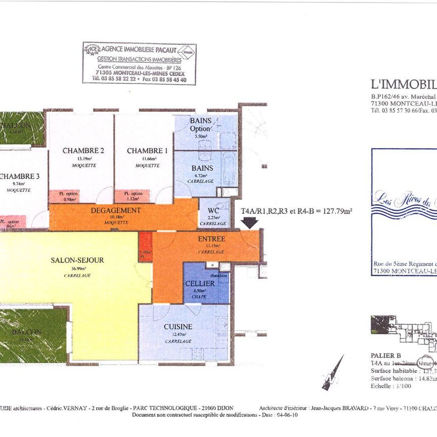 Location Appartement 4 pièces 128m² - Photo 1