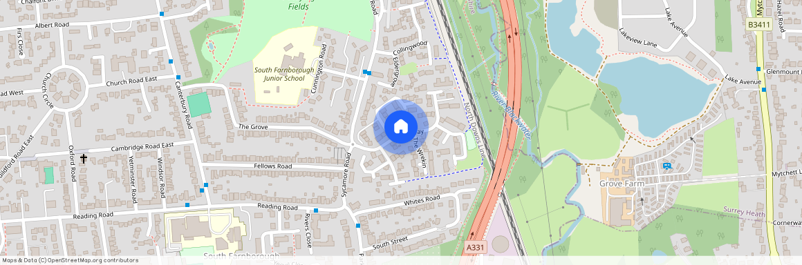 Corfe Way, Farnborough, Hampshire, GU14