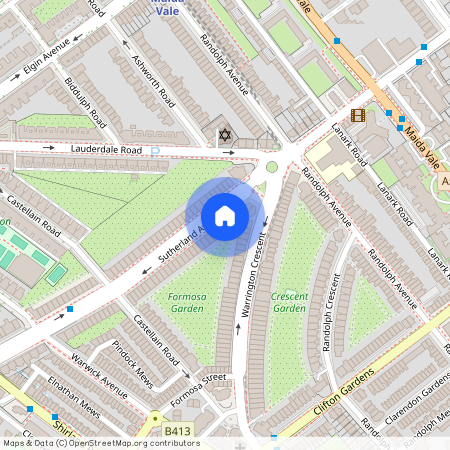 Sutherland Avenue, Little Venice, W9