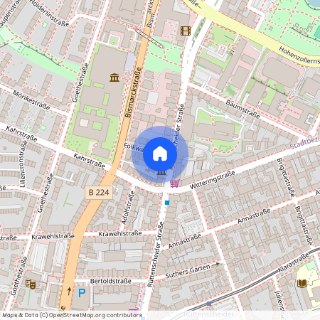 Folkwangstraße 1, 45128 Essen - Essen-Stadtmitte