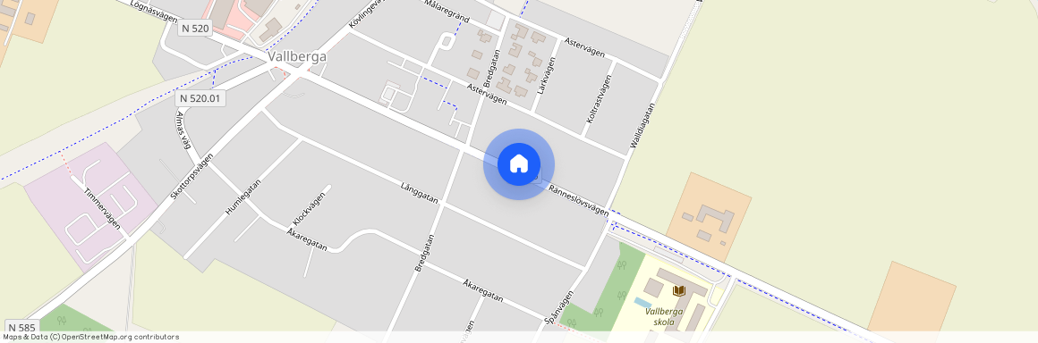 Ränneslövsvägen, Vallberga