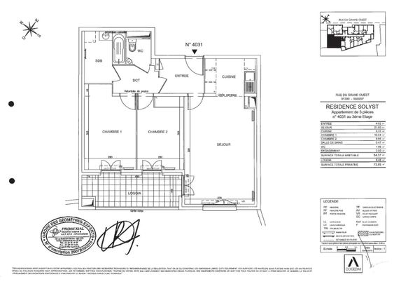 location Appartement T3 DE 65.07m² À MASSY - Photo 1