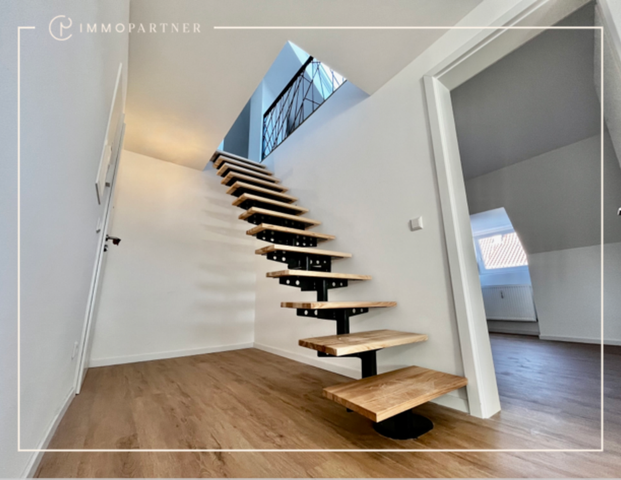 Kernsanierte Maisonette Wohnung mit Luxus Bad und moderner EBK - Photo 1