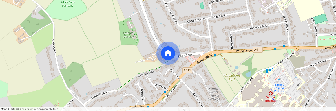 Galley Lane, Arkley, Hertfordshire, EN5