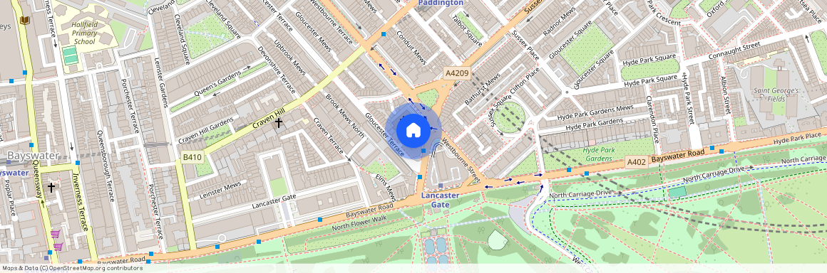 Lancaster Terrace Lancaster Gate W2, London, W2