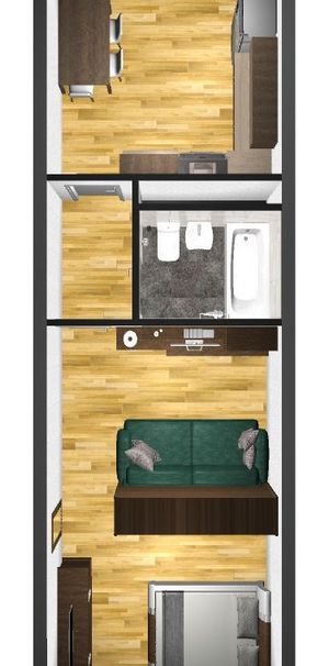 Kleine Wohnung in Berufsschulnähe - Photo 2