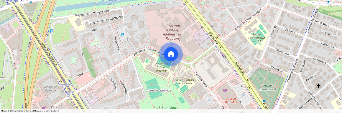 ul. Bolesława Limanowskiego, Sadyba, Mokotów, Warszawa, mazowieckie