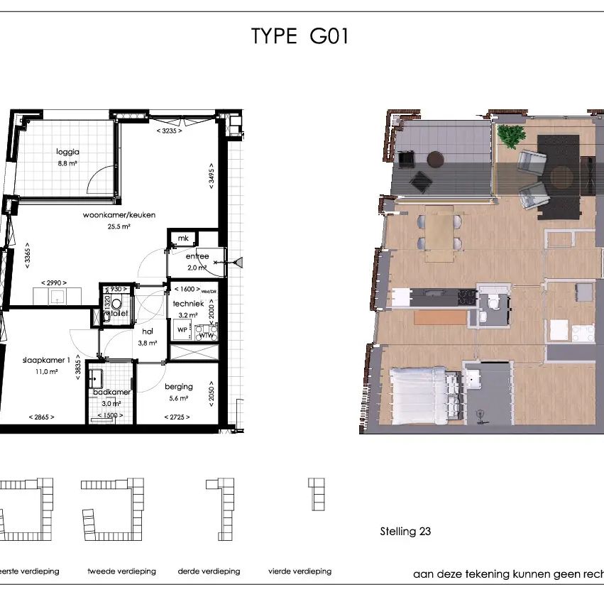 Appartement Stelling 23, Rosmalen - De Groote Wielen - Foto 2