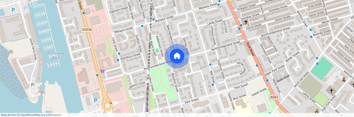 Northumberland Street, Liverpool, Merseyside, L8