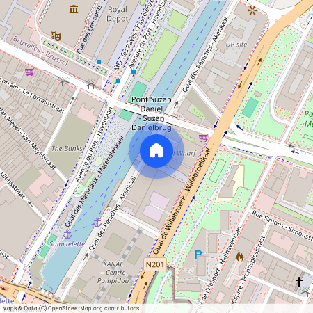Quai des Péniches - Akenkaai 33, 1000 Brussels, Belgium