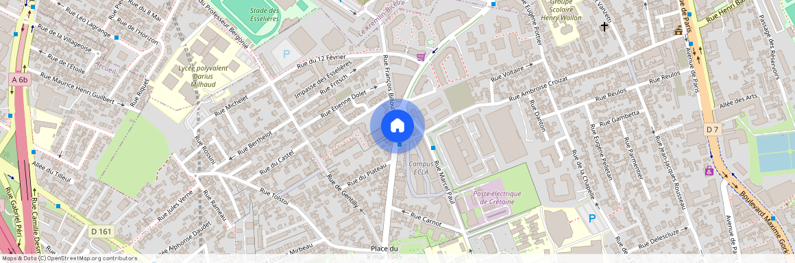 Rue Marcel Paul et Boulevard Chastenet de Géry 94800 Paris