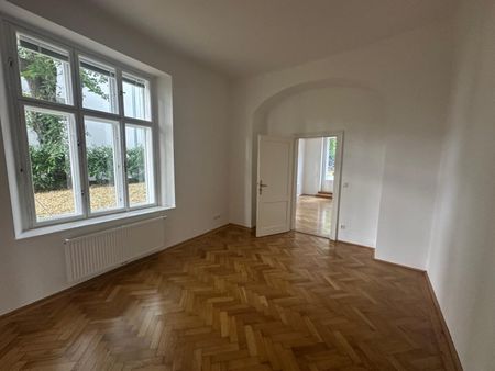 !! 1130 Wien, Speising !! Exklusive 150m2 Altbauwohnung in prachtvoller Villa mit großem Eigengarten und Pool zu vermieten! - Foto 5